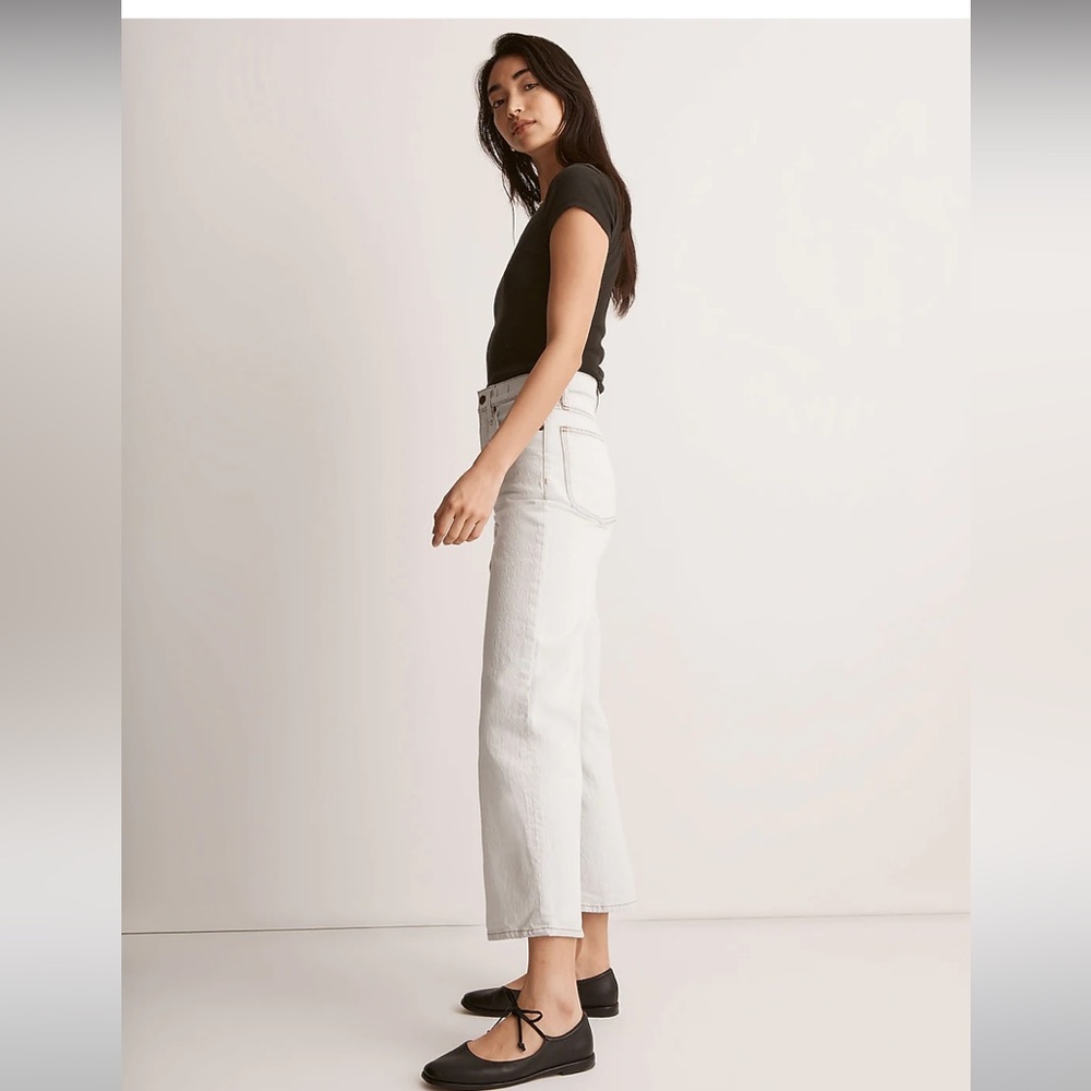 Madewell The Perfect Vintage Wide-Leg Crop Jean in Edmunds Wash